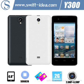 Best 4.0 Inch HD Spreadtrum 6820 Dual SIM Network 900/1800 GSM Phone (Y300)